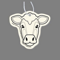 Paper Air Freshener Tag - Cow's Face